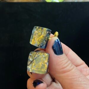 Andrea 2000 Murano Glass Cuff Links In Box